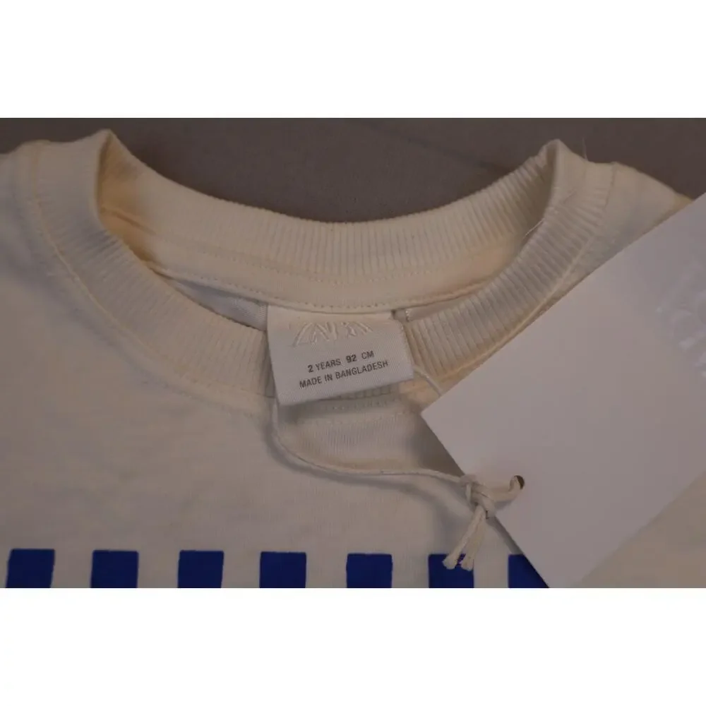 NEW Zara Baby Boy Brown Bear Graphic Short Sleeve Tee 2-piece Set Size 2Y 92cm